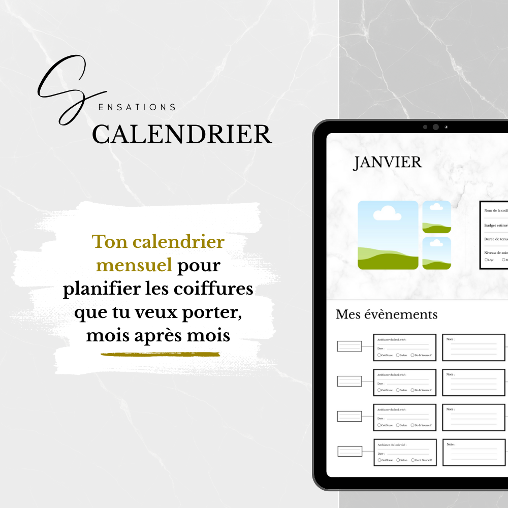 Sensations Planner