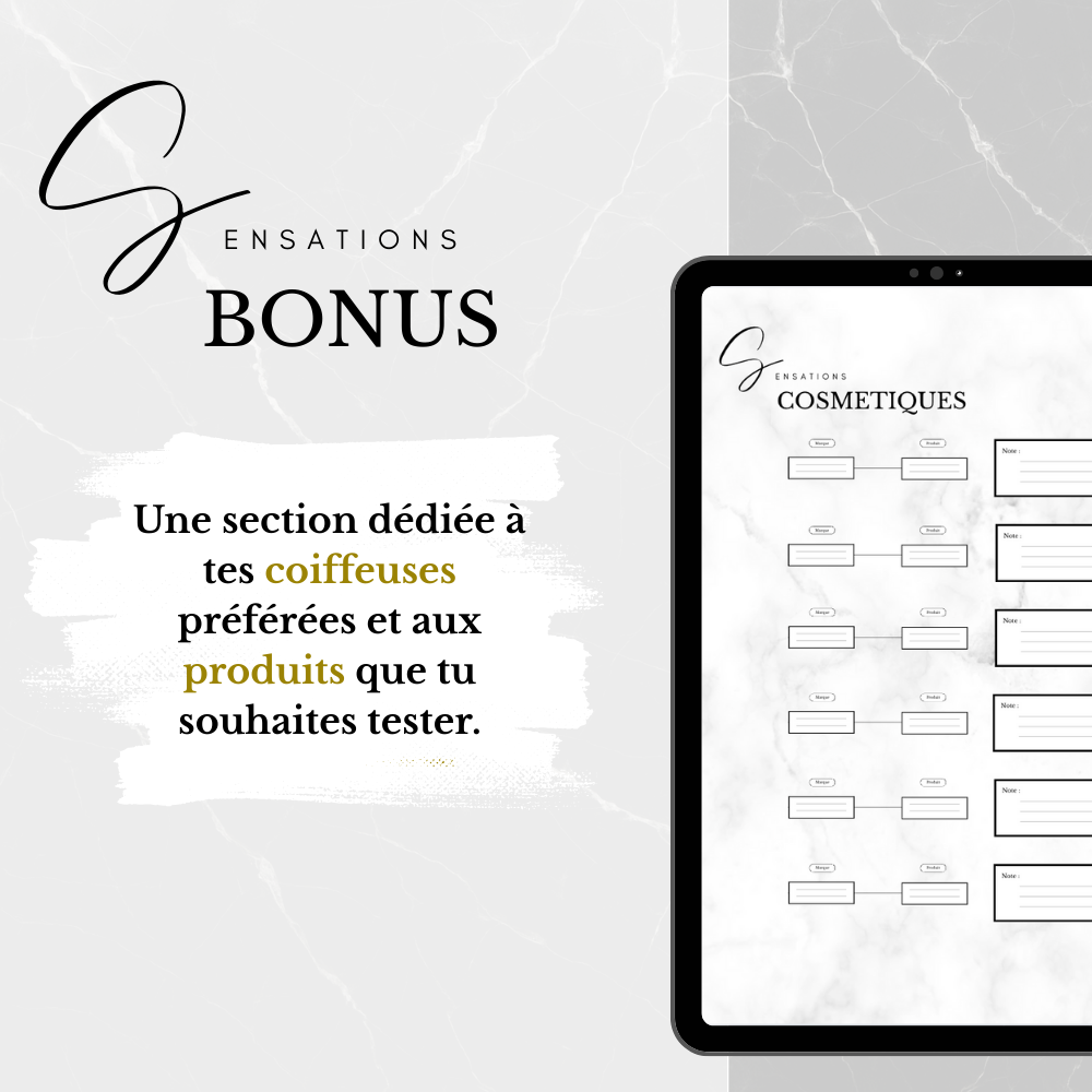 Sensations Planner